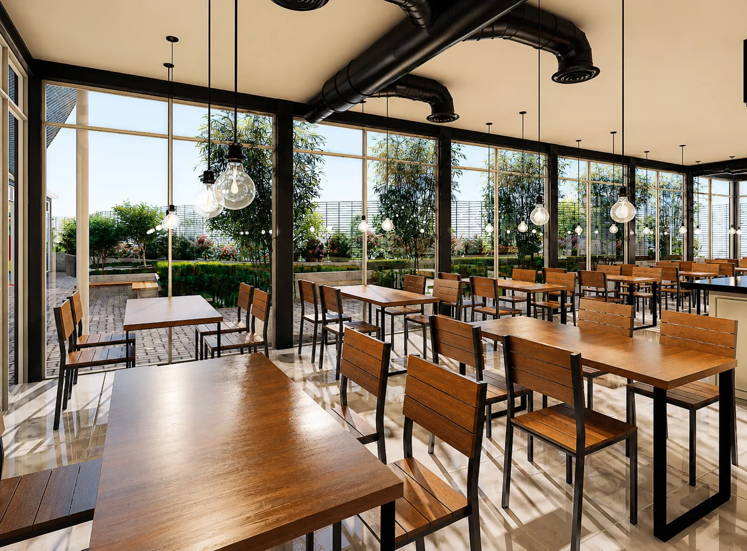 Timber Dining Layout Detail 3